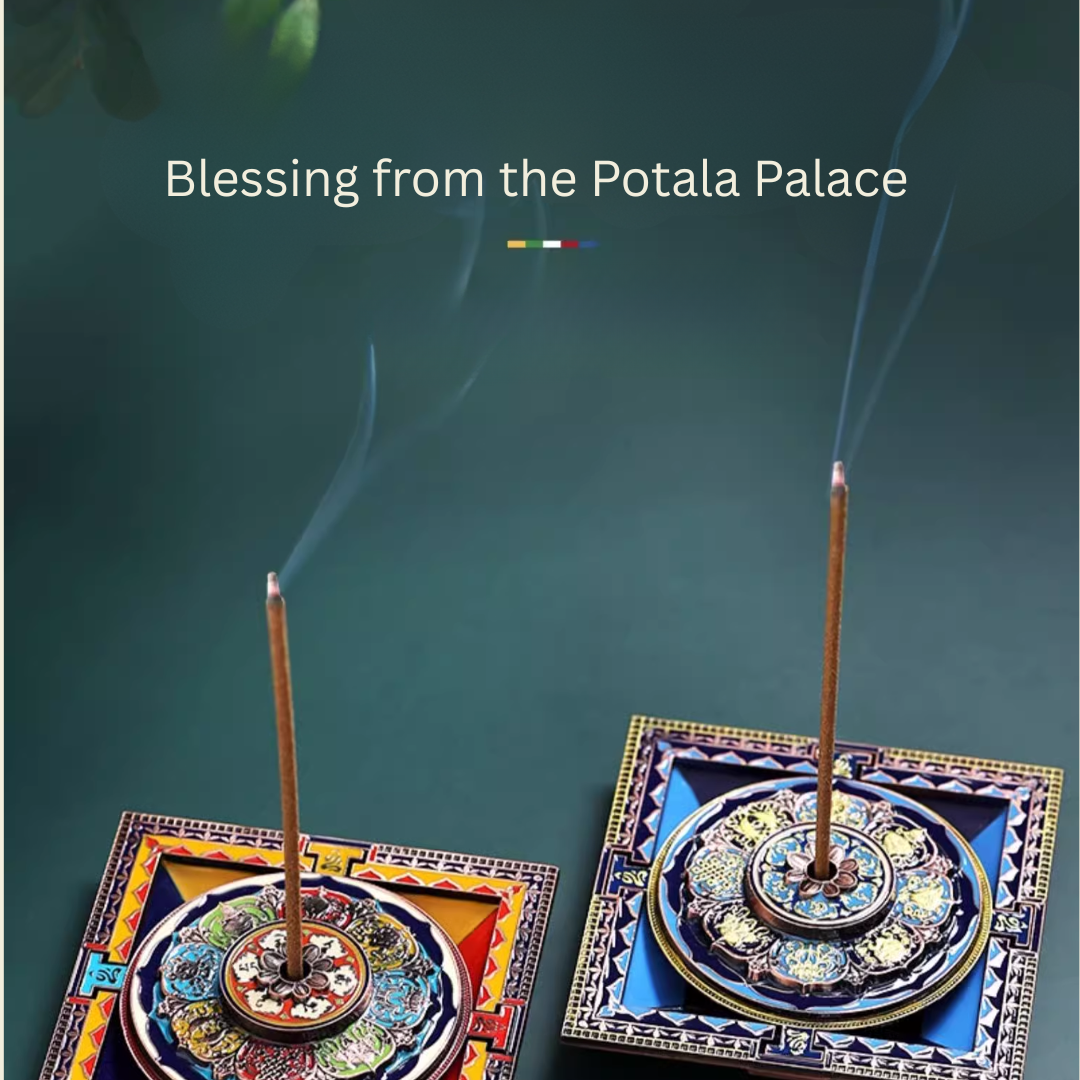 Tibetan Mandala Incense Holder - with Giftbox