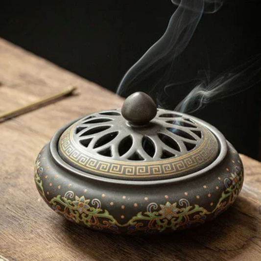 Enamelled porcelain Burner